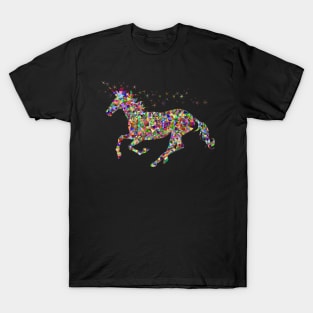 Colourful Horse Unicorn T-Shirt